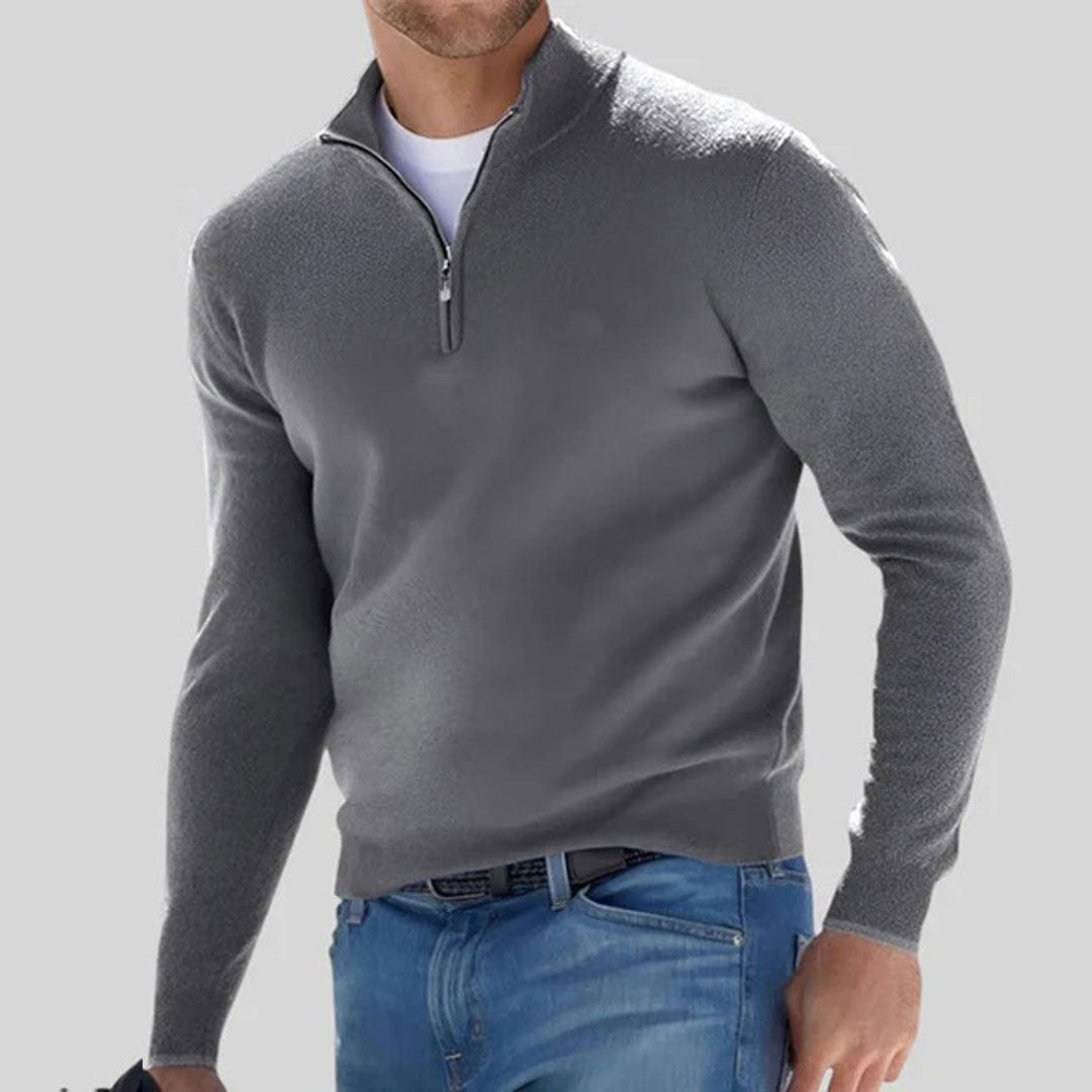 R&amp;L | Jersey con media cremallera – LIQUIDACIÓN
