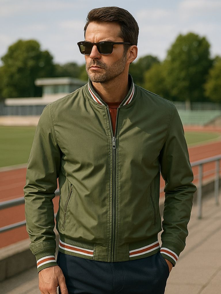 Chaqueta bomber informal